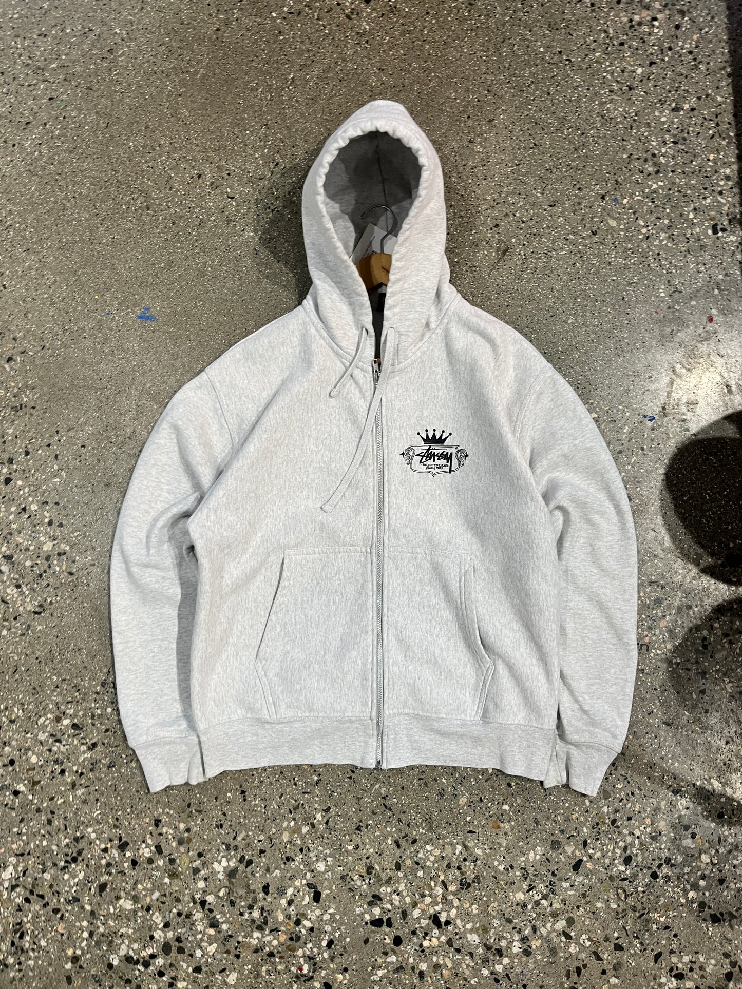 (M) Stussy Built to Last Zip Hoodie