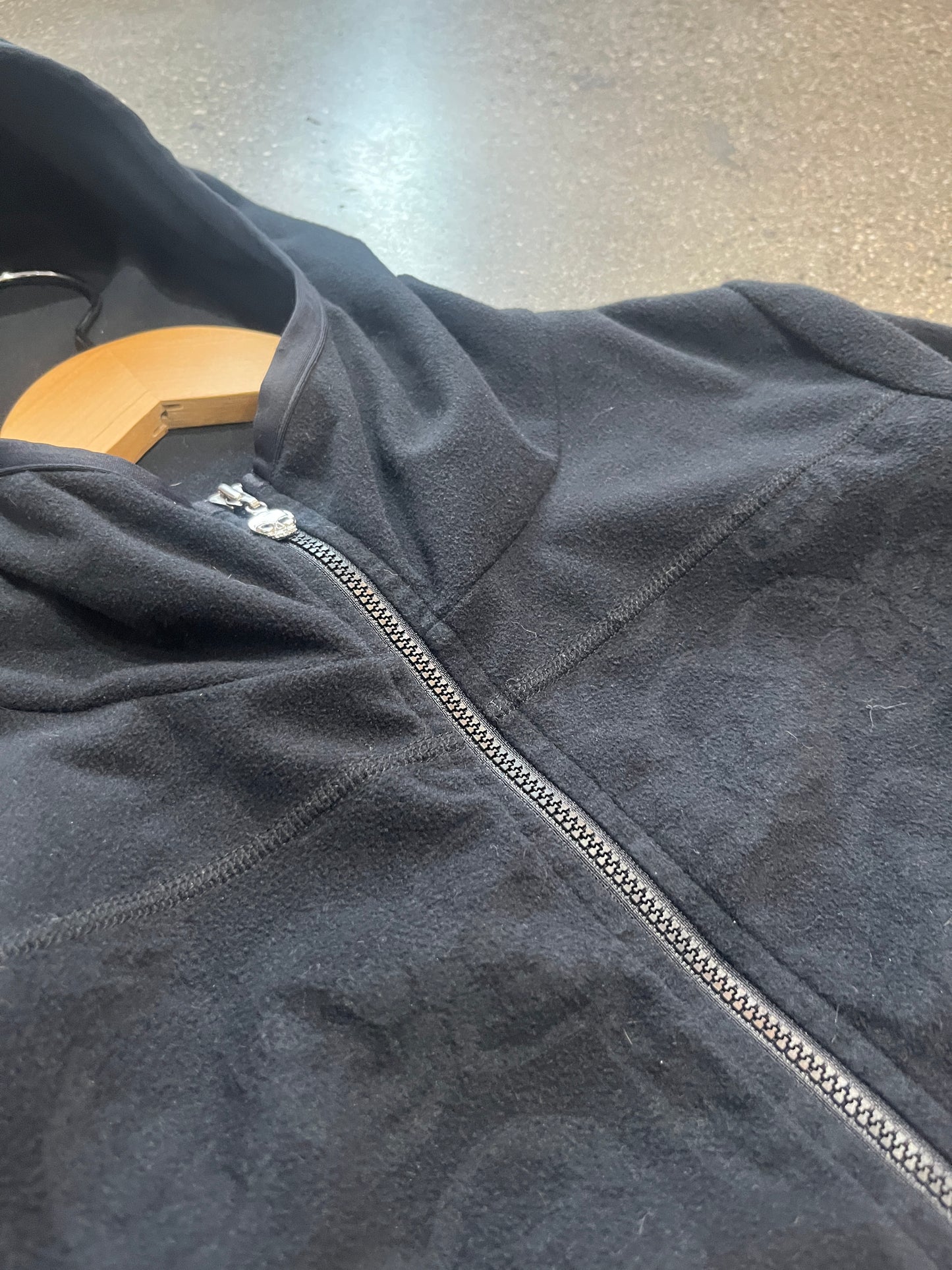 (XS) Hysteric Glamour Skull Fleece Hoodie