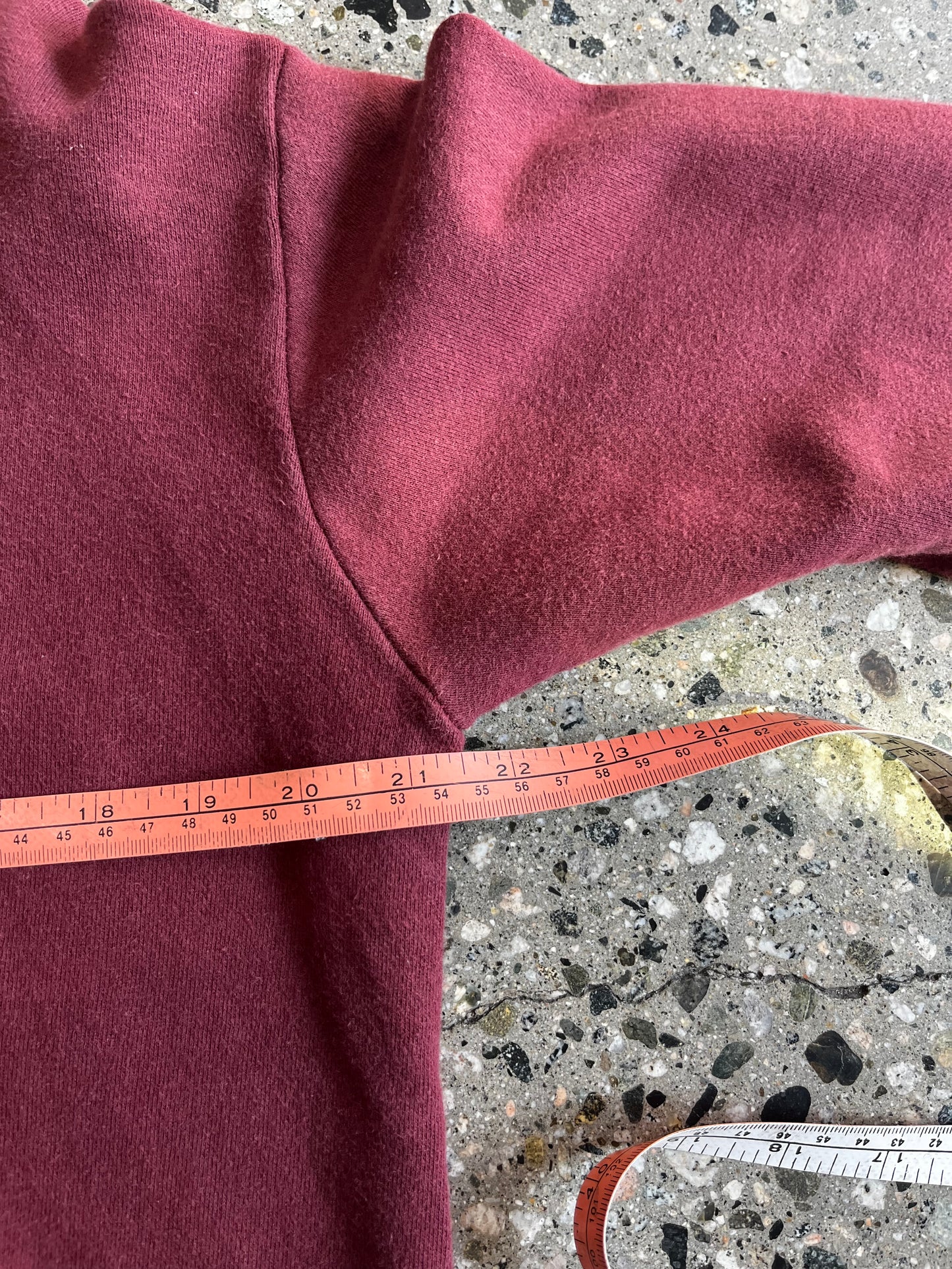 (X-Small) 90s Burgundy YSL CREW