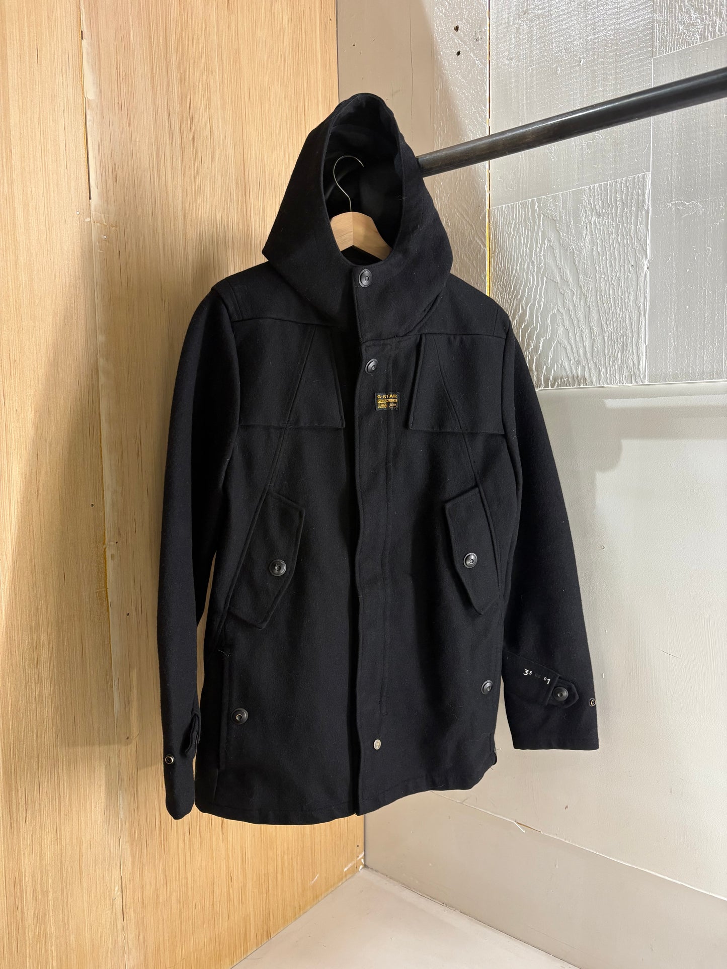 (M) G Star Wool Coat