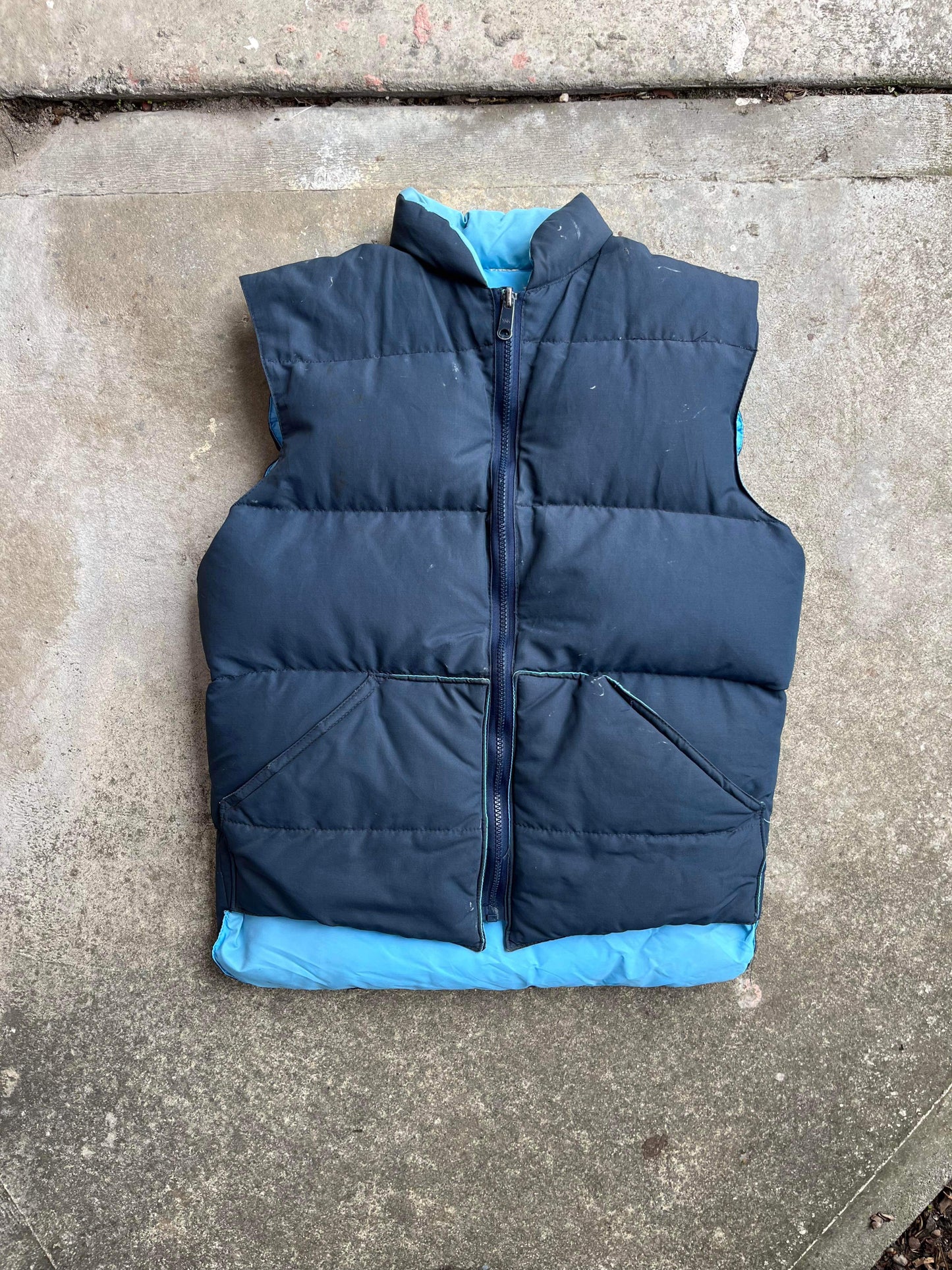 (S) 70’s Puffer Down Vest