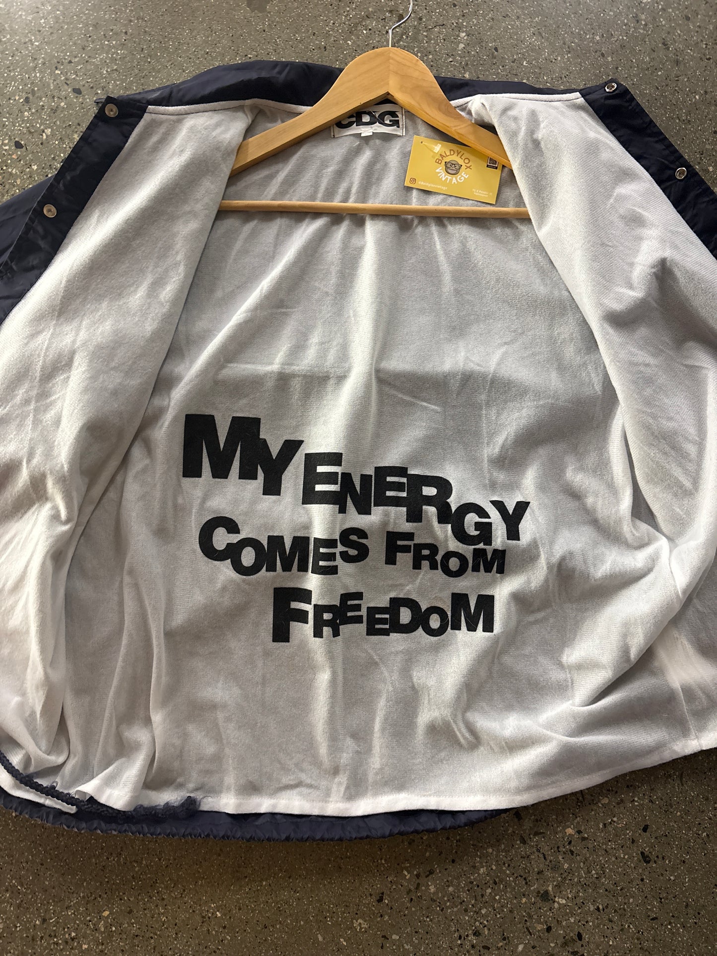 (L) Comme Des Garçons Coach Jacket