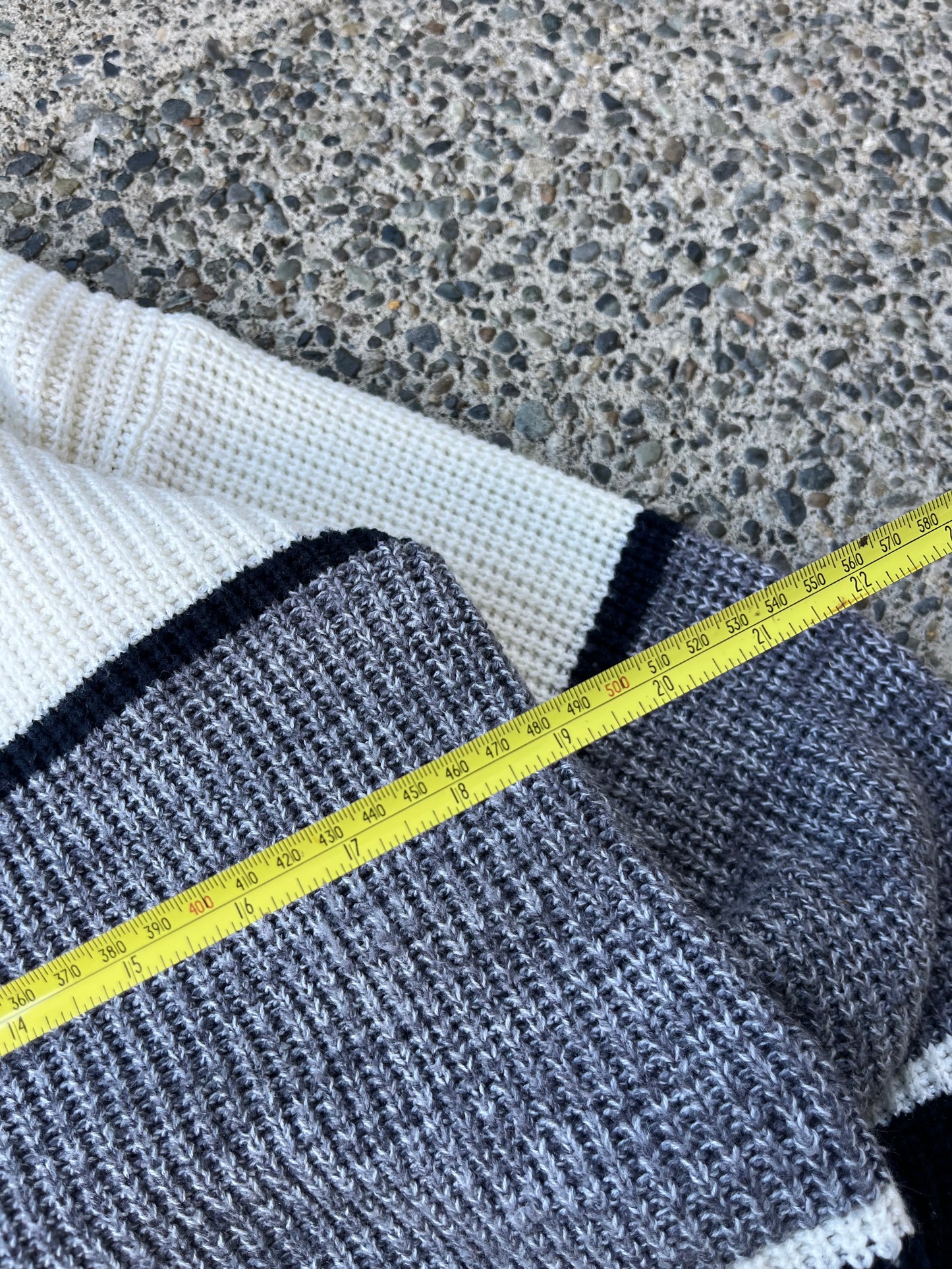 80s Manto Block Texture Knit