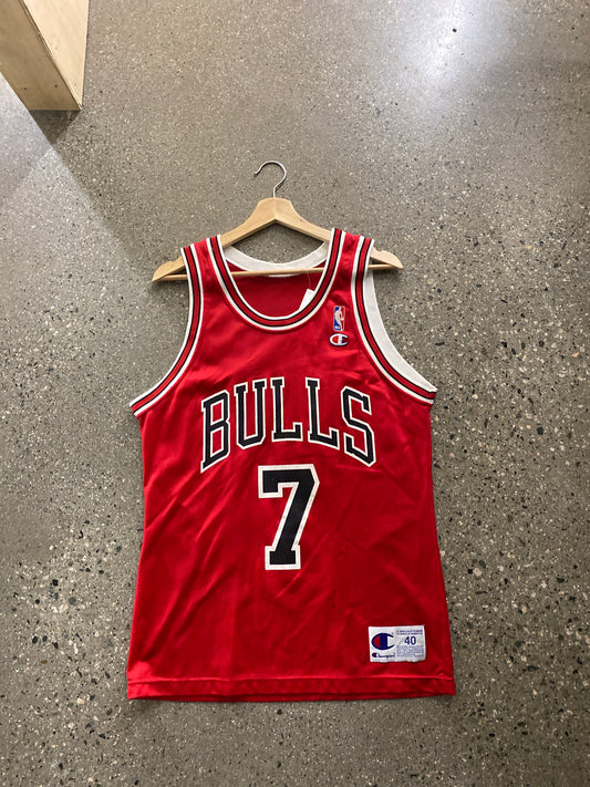 (M/L) Vintage Champion Toni Kukoc Chicago Bulls Jersey