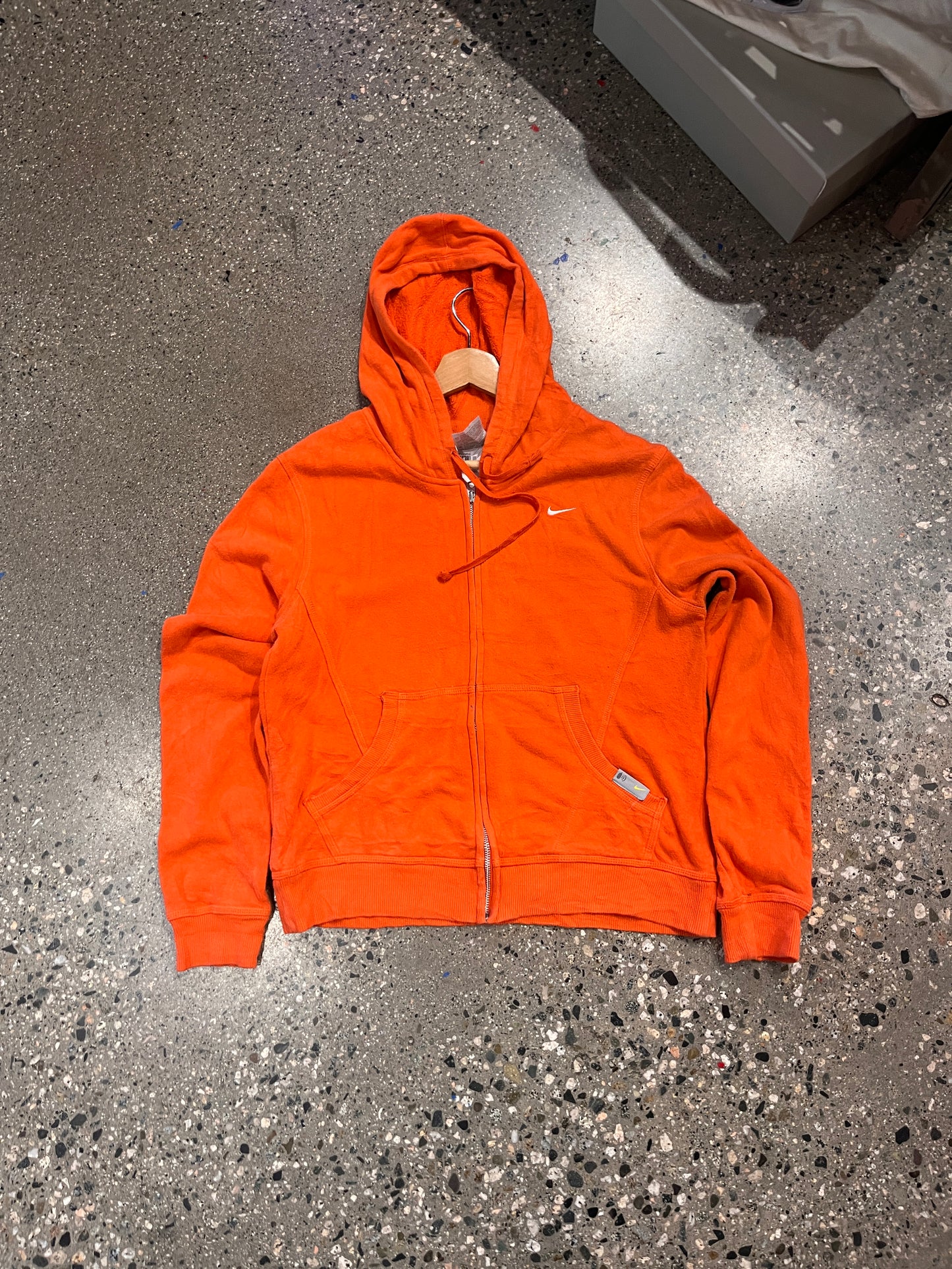 (Womens L) Nike Orange Zip