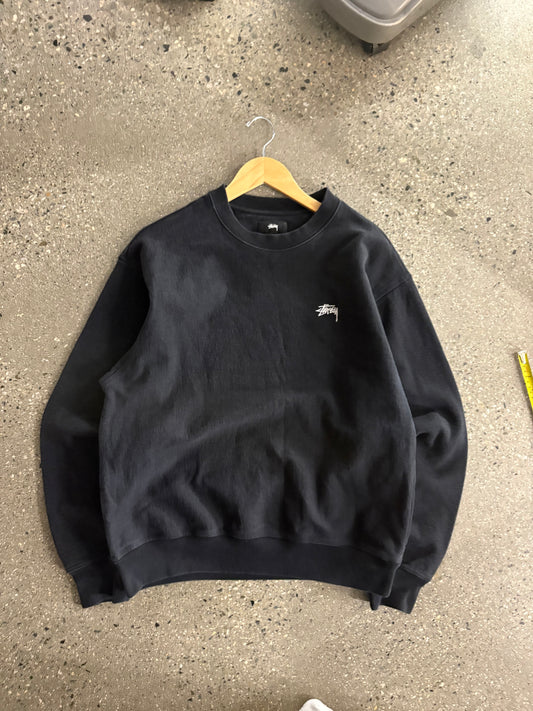 Heavyweight Stussy Script Crewneck