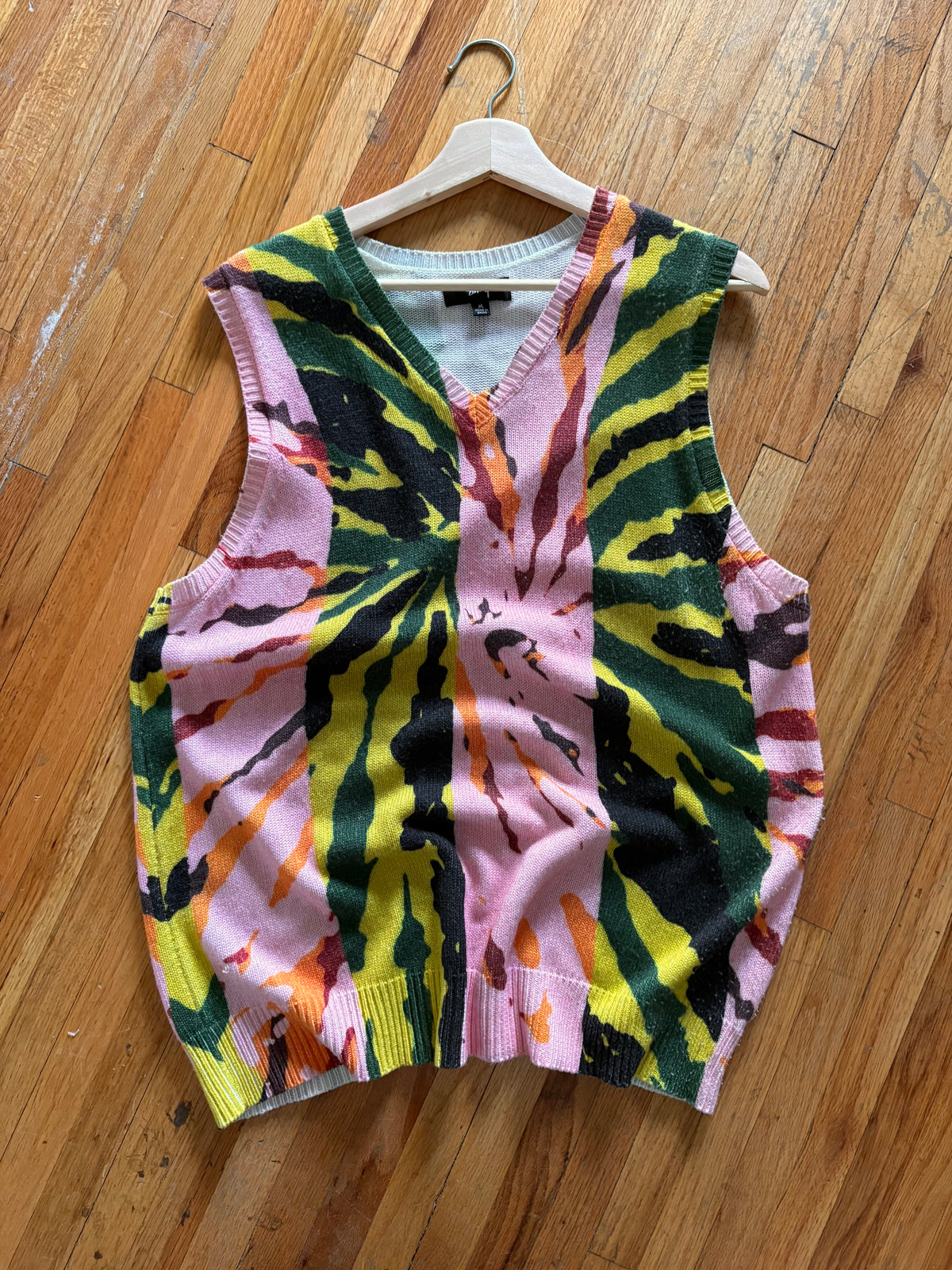 (M) Stussy Abstract Knit Vest