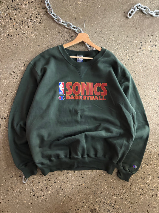 Vintage Deadstock Champion Seattle SuperSonics Crewneck