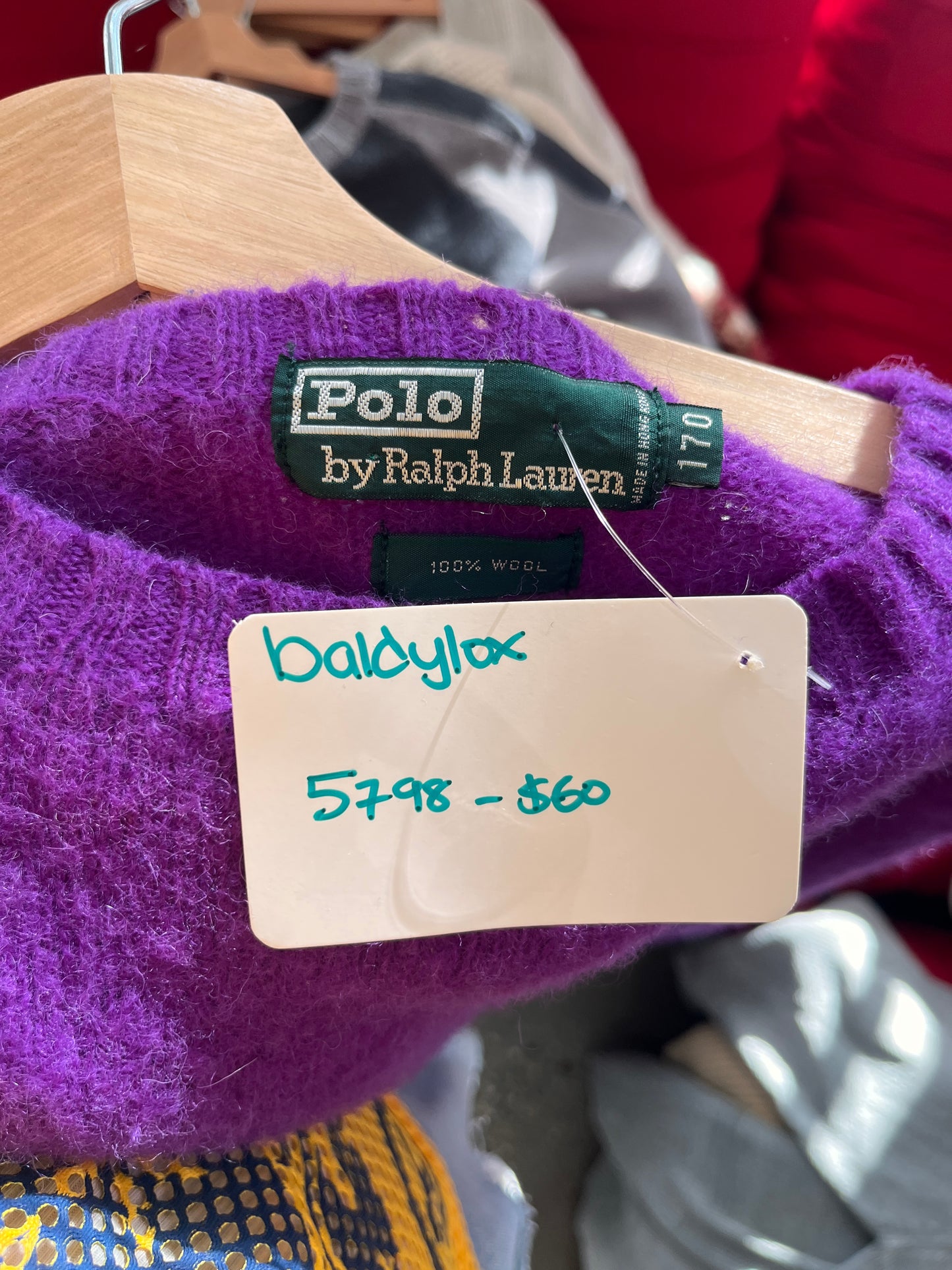 (S) Polo Wool Knit