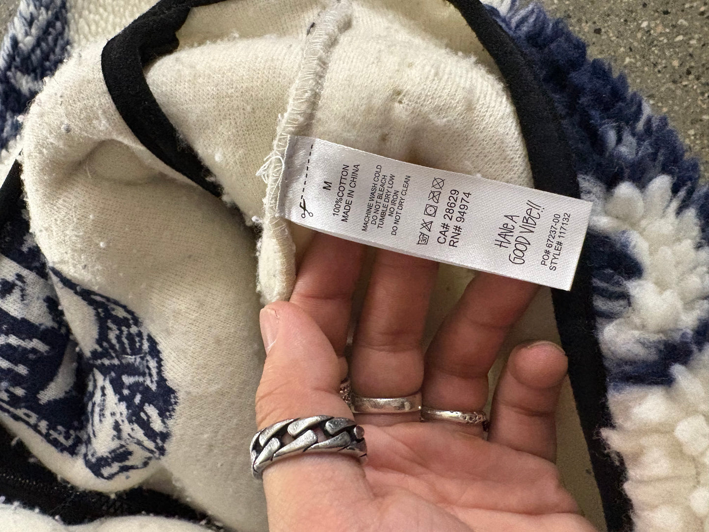 (M) Stussy Jacquard Mask Sherpa Boot