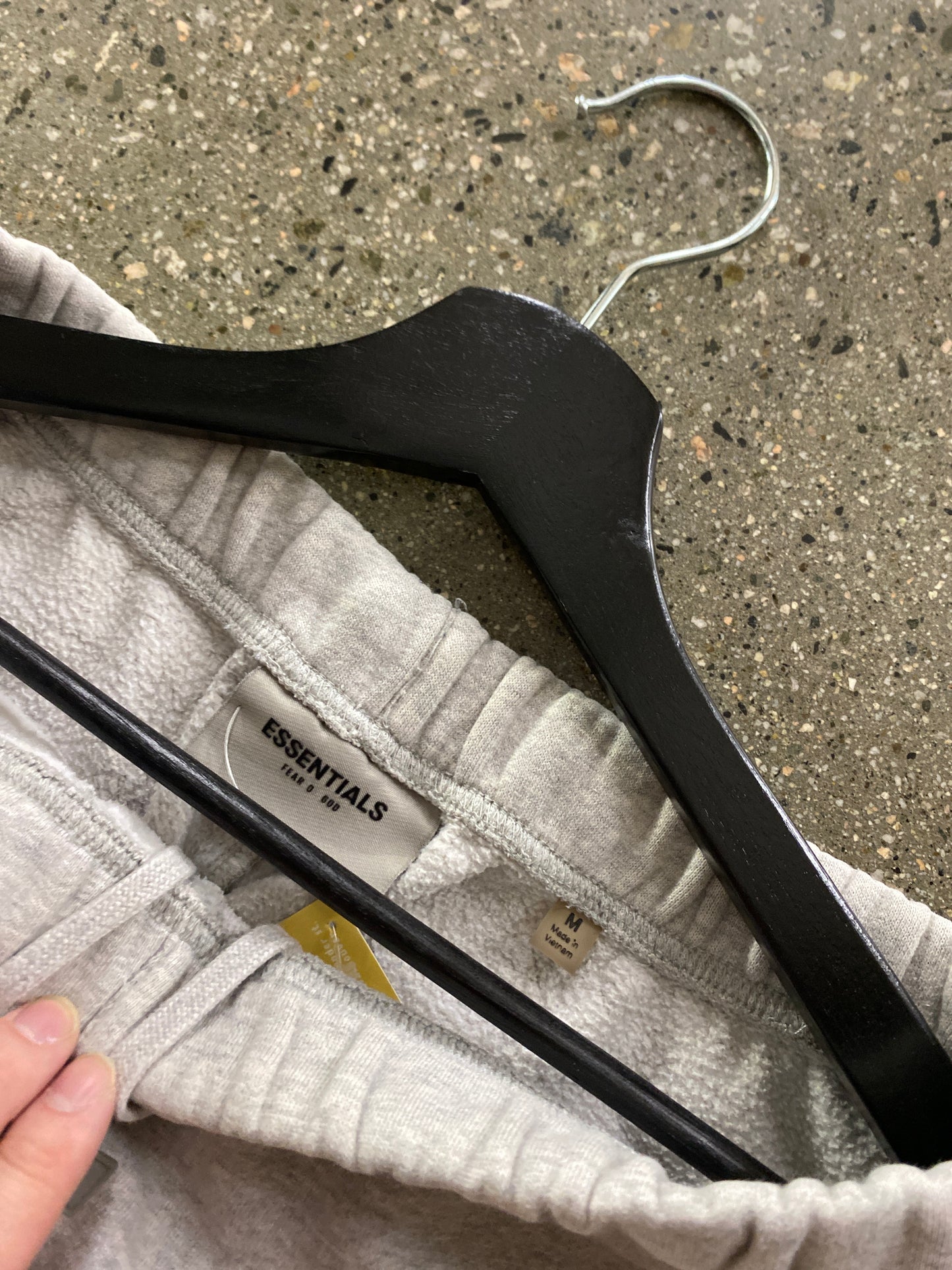(M) Essentials Fear of God Grey Sweatpants