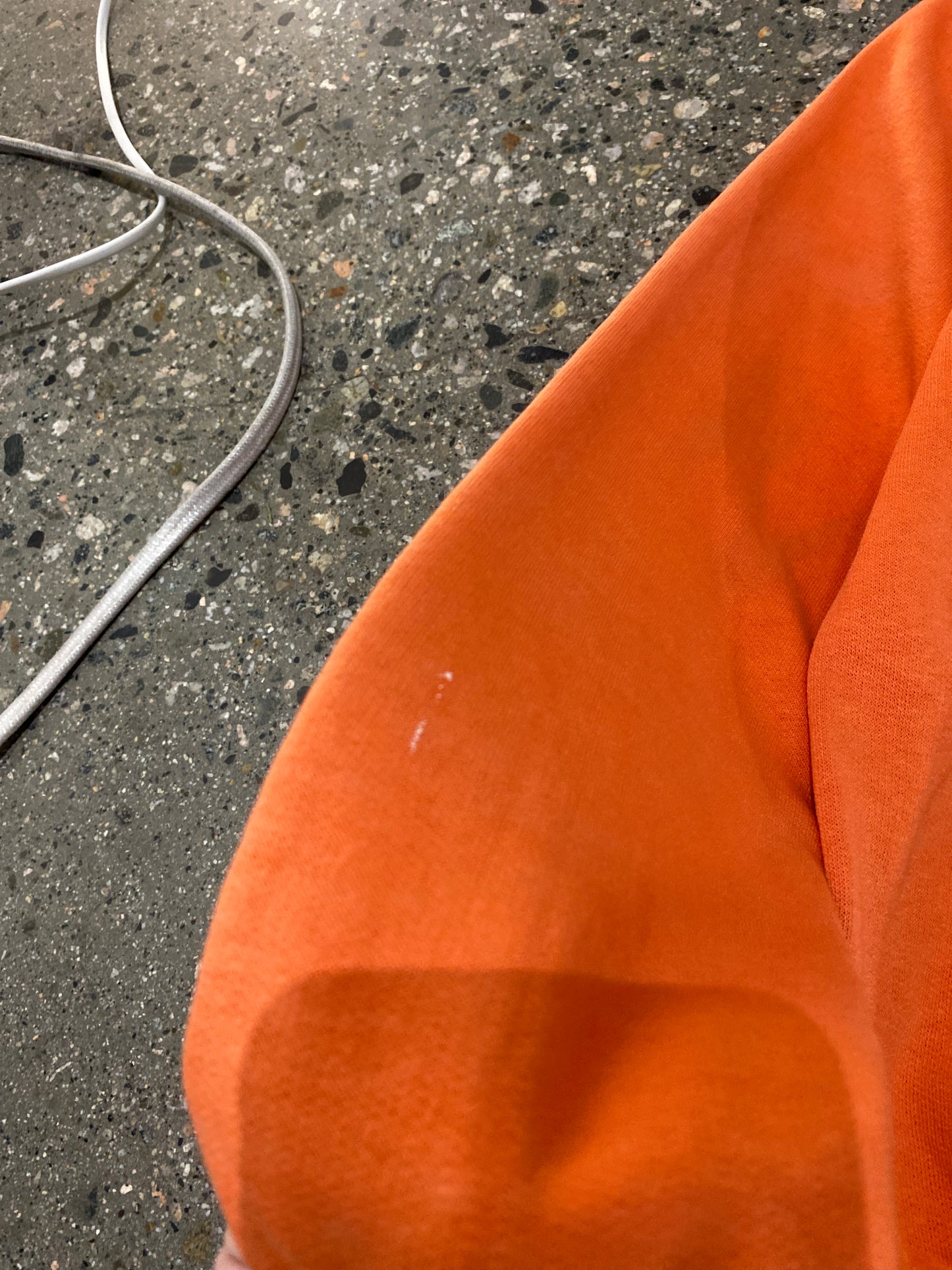 (XXS) 90's Denver Broncos Graphic Orange Crewneck