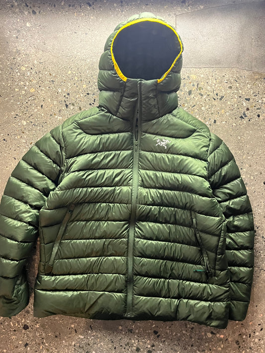 (M/L) 00s Arc’teryx Green Cerium Hoody Puffer Boot