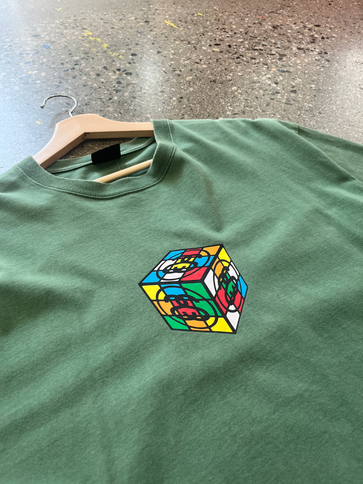 (L) Stussy Rubix Cube Tee