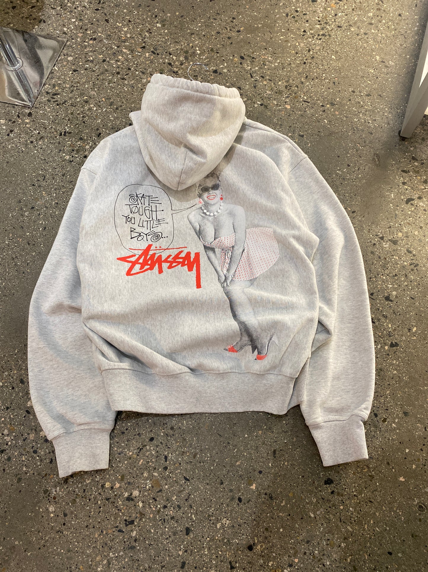 (L) Stussy Thick Skate Tough Doublesided Hoodie
