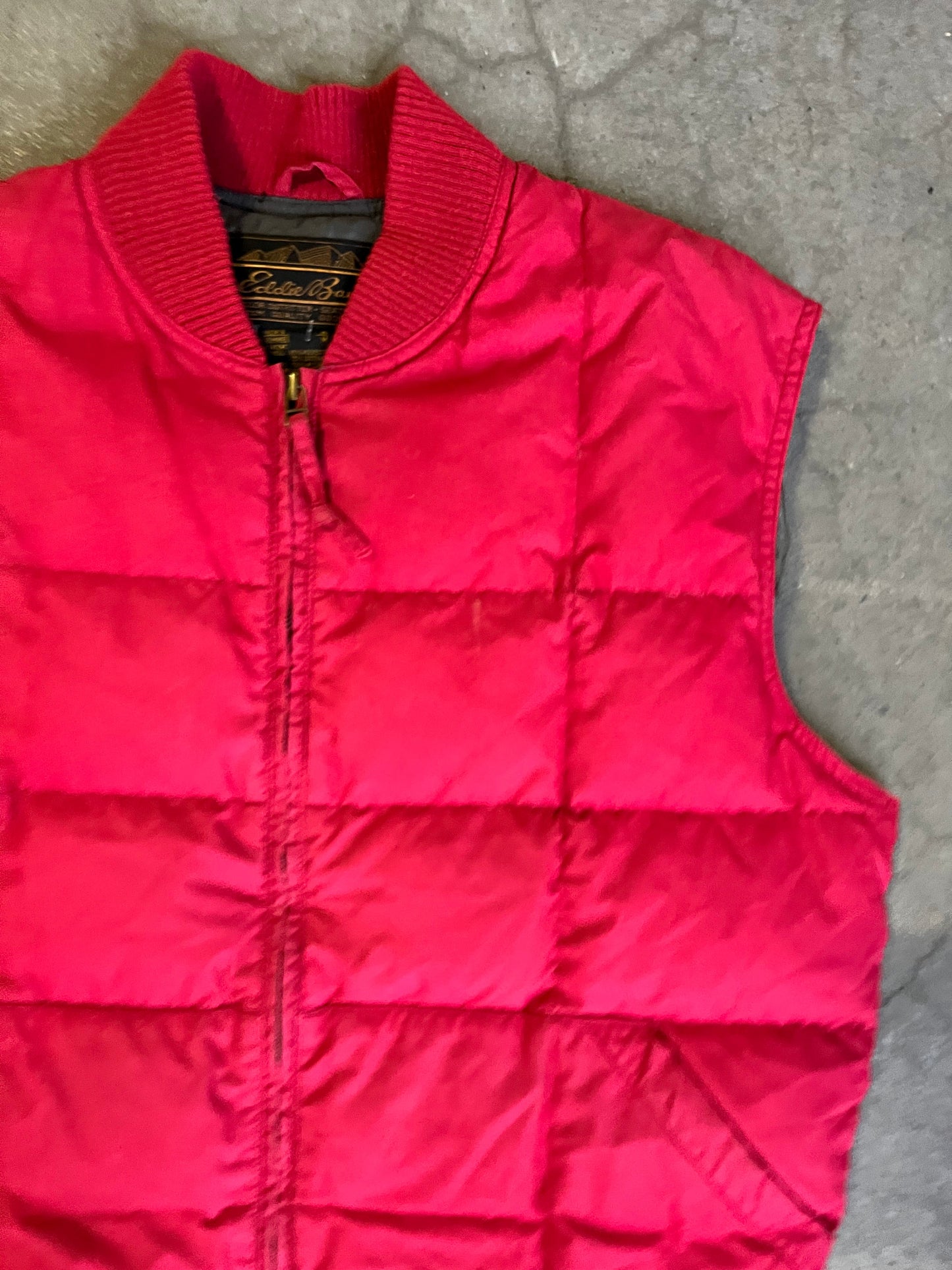 (M) 90s Eddie Bauer Nylon Red Puffer