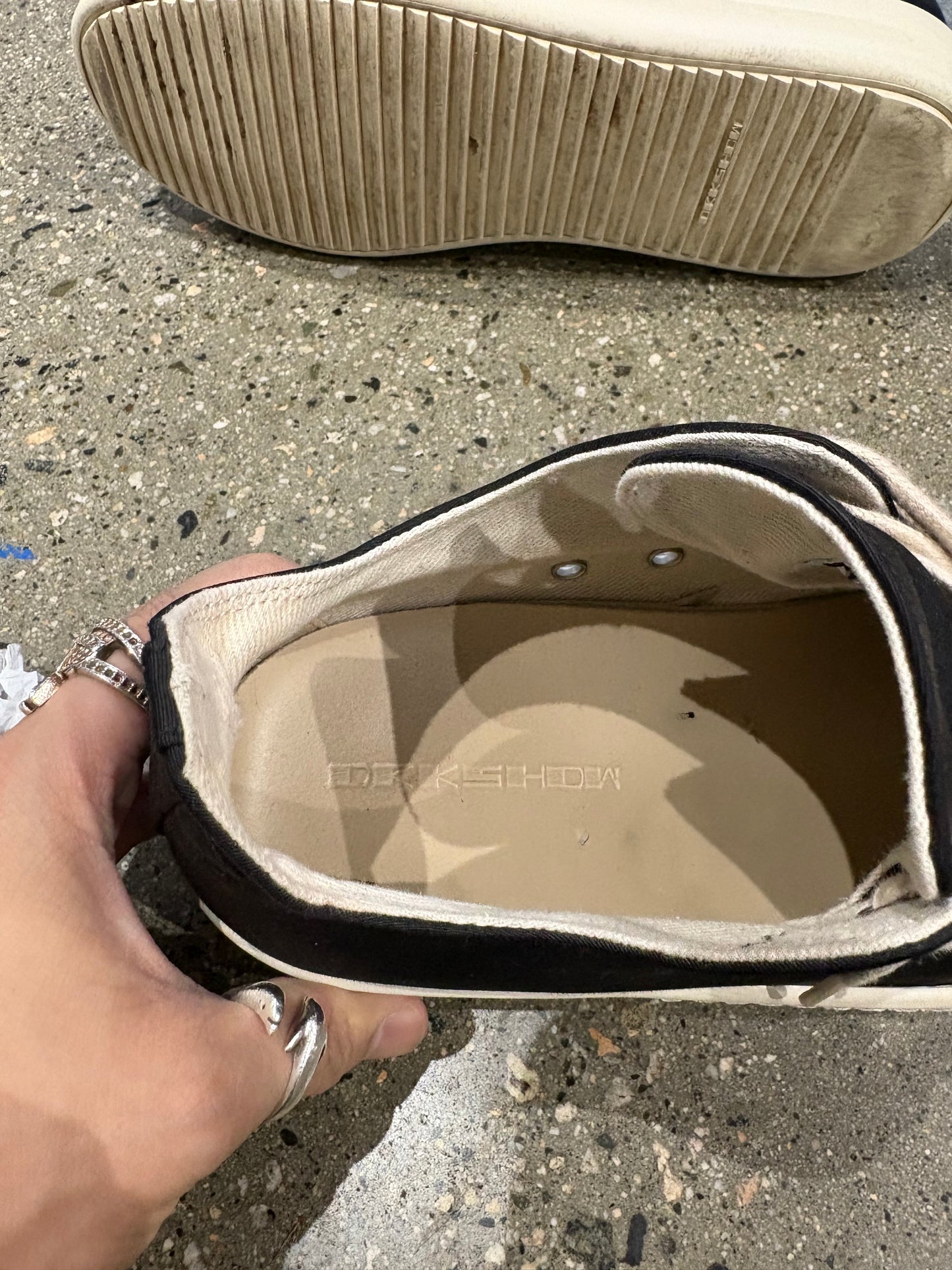 (EU40) Rick Owens DRKSHDW Ramones Lows **retail $880