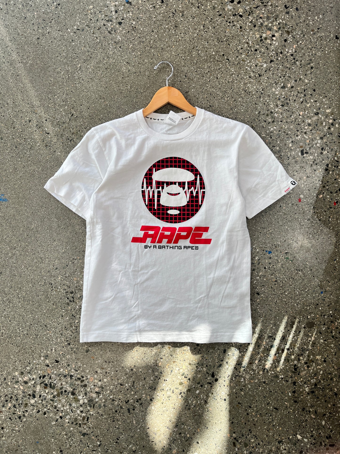 (S) Aape Red Logo Tee