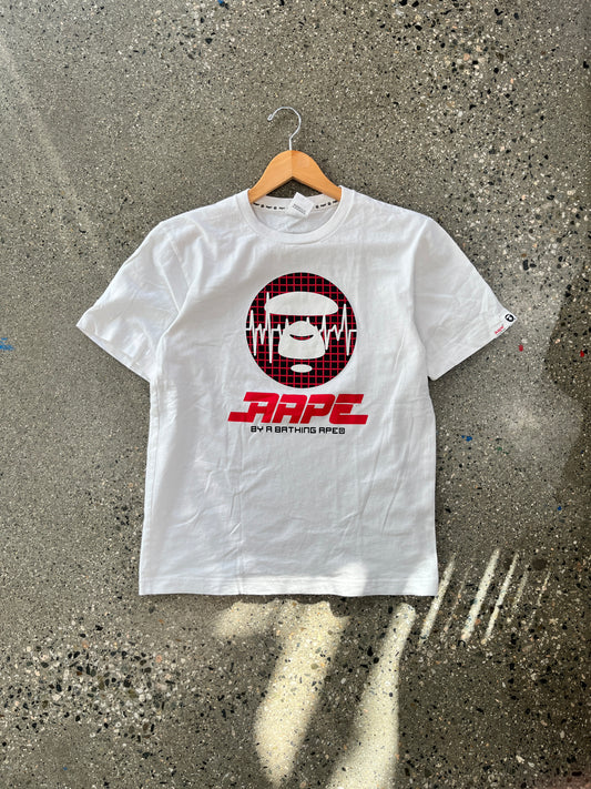 (S) Aape Red Logo Tee