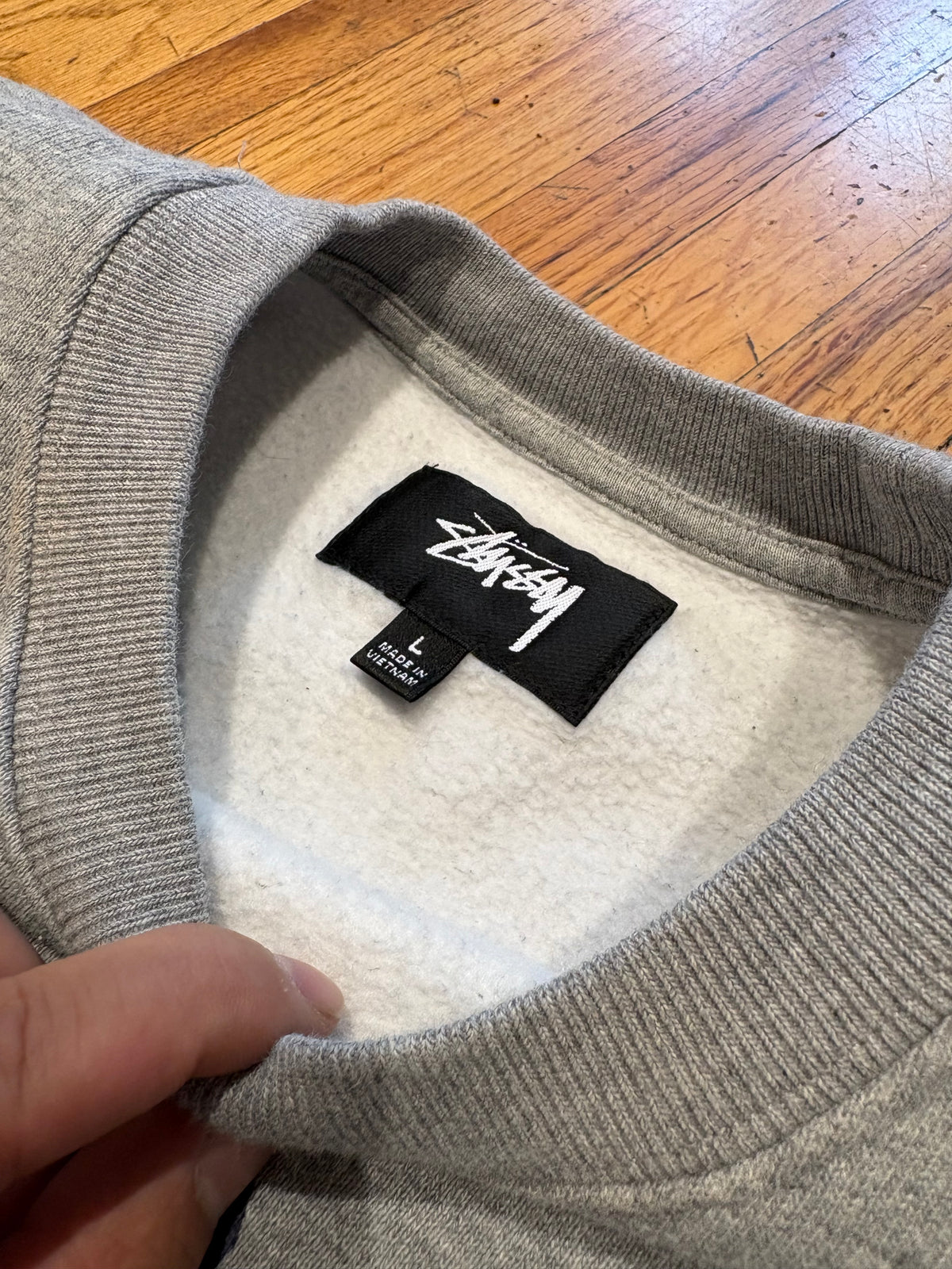 (L) Stussy Athletics Super Boxy Heavy Crew