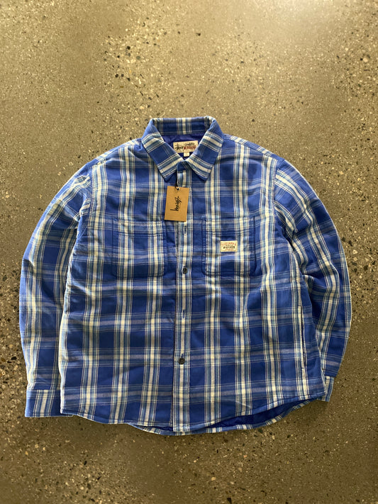 (L/XL) Stussy Workgear Insulated Flannel Jacket - BNWT
