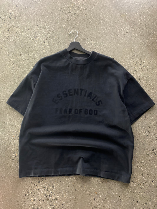 (L/XL) Fear of God Essentials Black Sweatshirt Tee