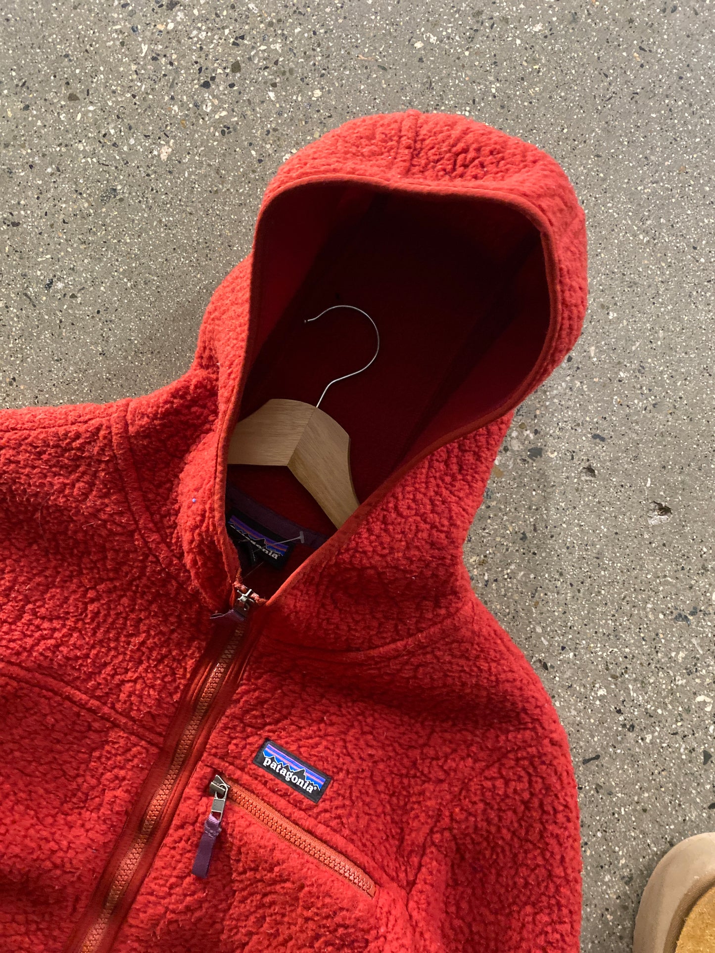 (womens m) Patagonia red Fleece