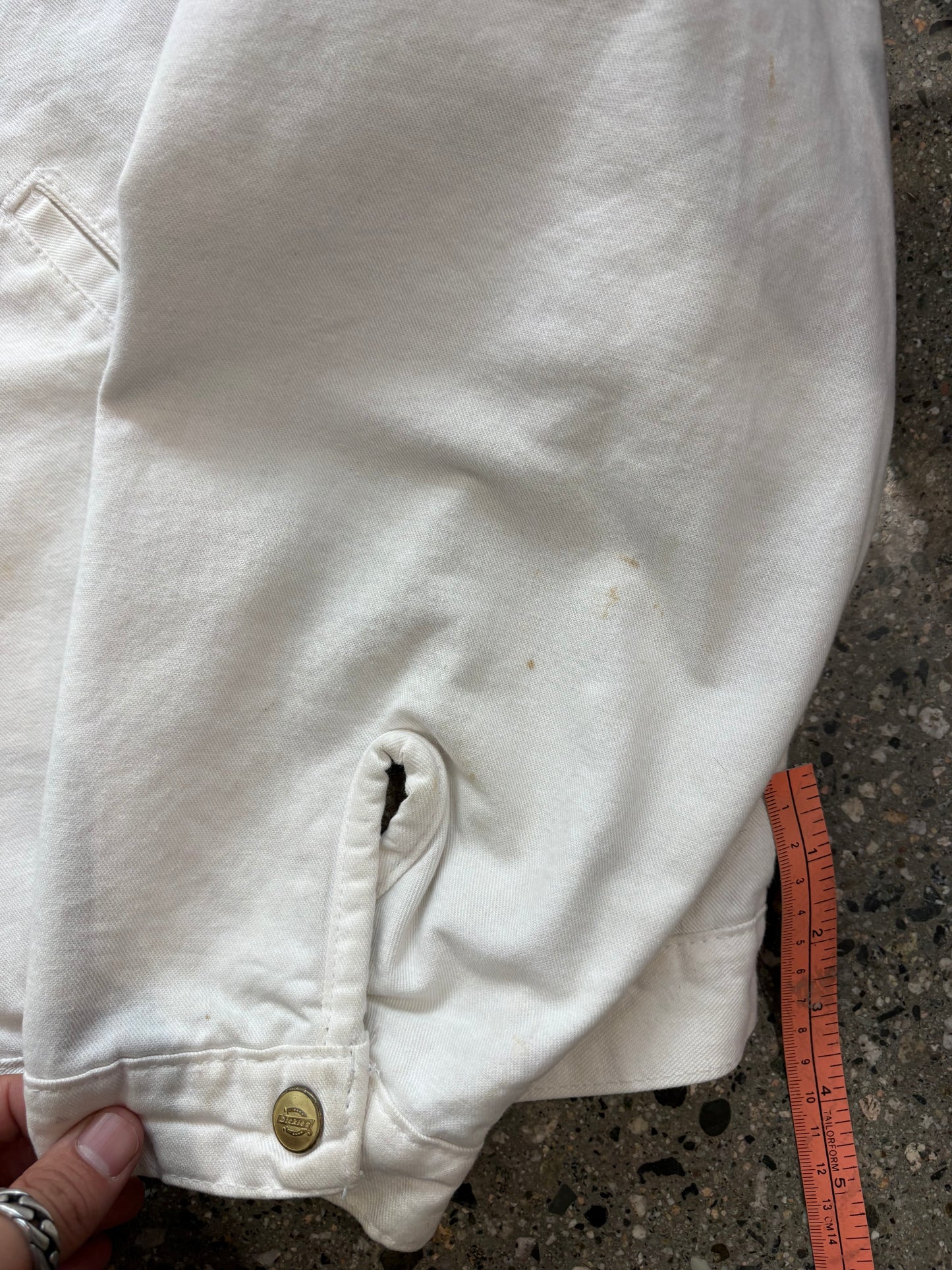 (XL) Dickies Detroit White ( Stains )