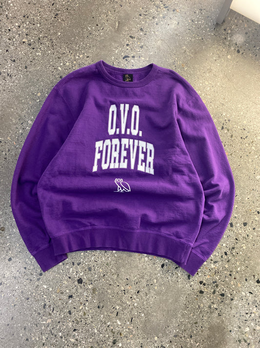 (S) OVO Forever Grape Crewneck