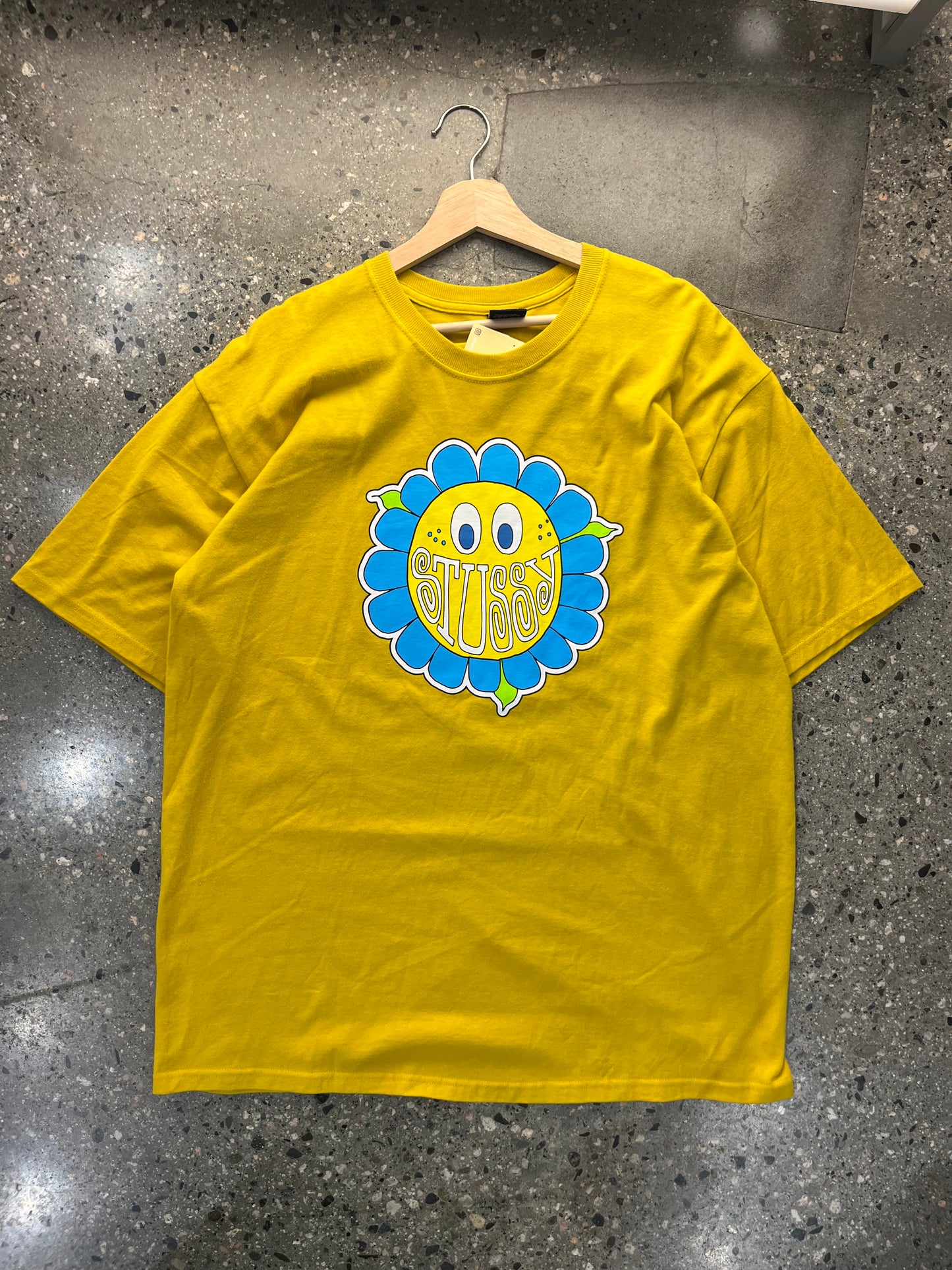 (XL) Stussy Flower Centre Graphic T-Shirt