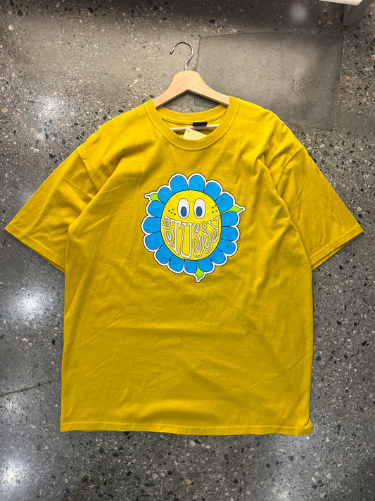 (XL) Stussy Flower Centre Graphic T-Shirt