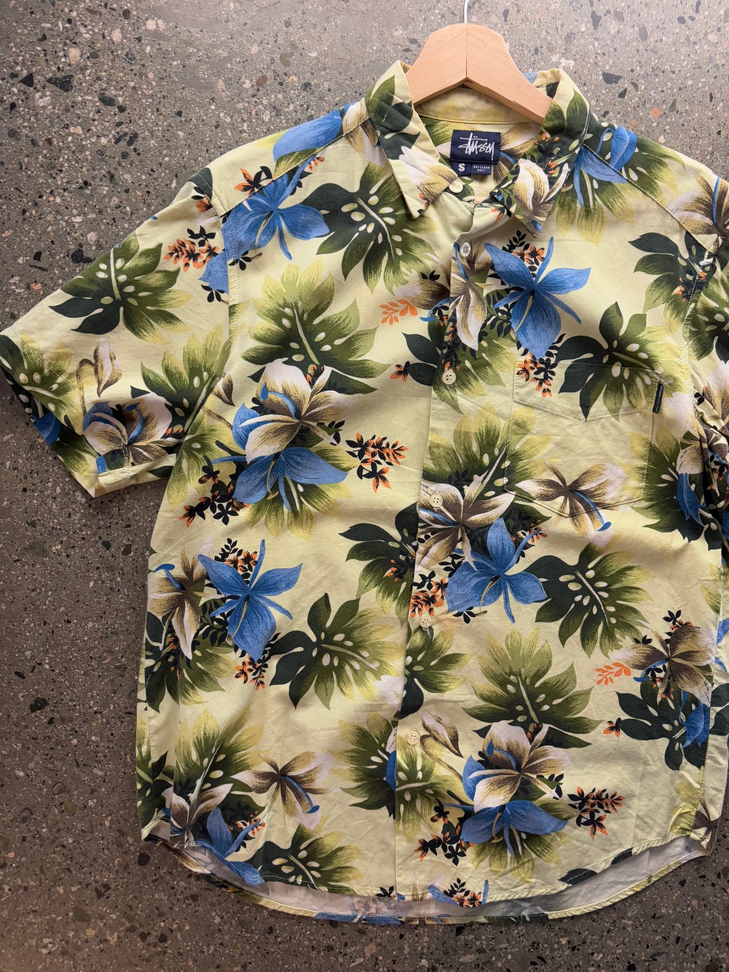 1998 Stussy Hawaiian Graphic Button-up Shirt