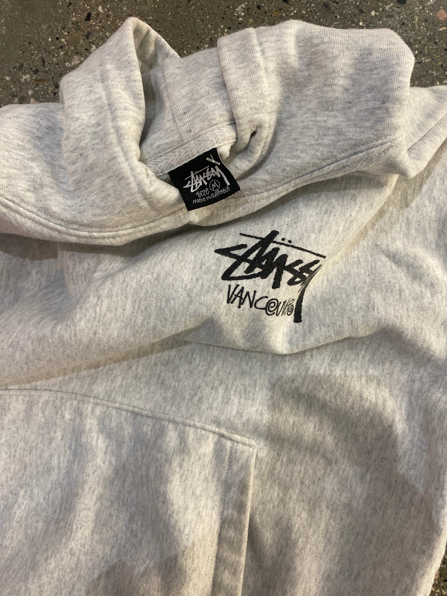 (M/L) Stussy Vancouver Grey Pullover