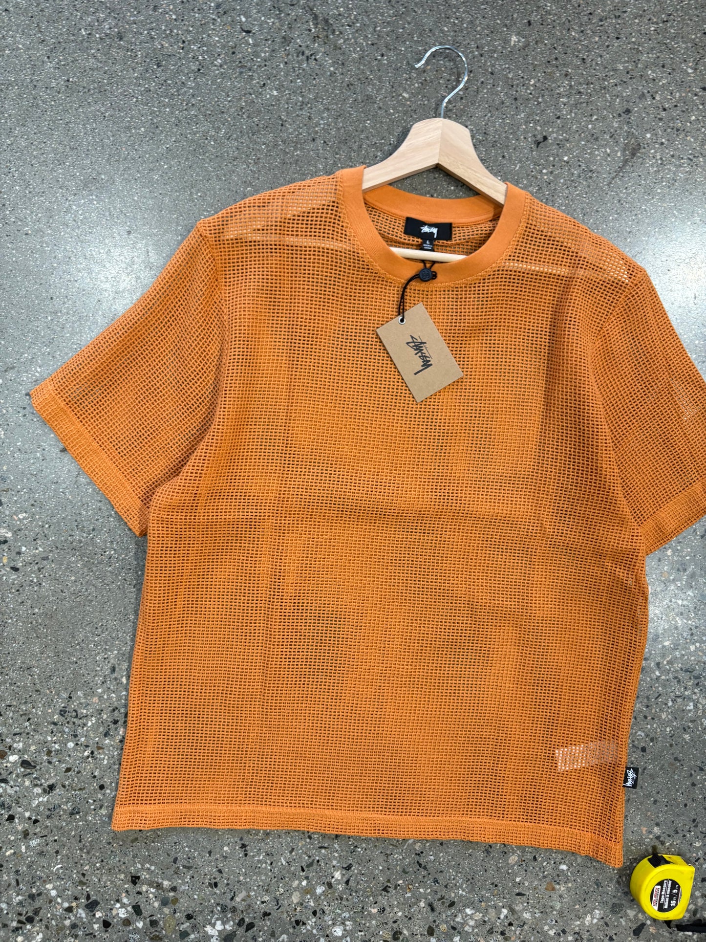 (L) Stussy Mesh Cotton Tee