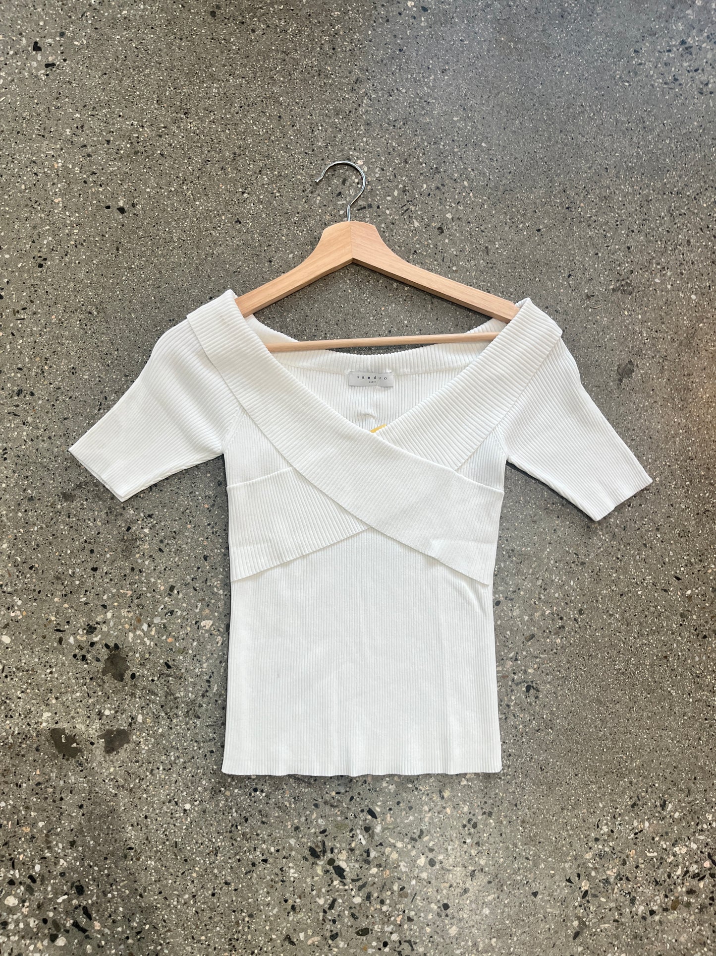 (Women’s XS/S) Sandro Paris Knitted Top ( retailed for $480)