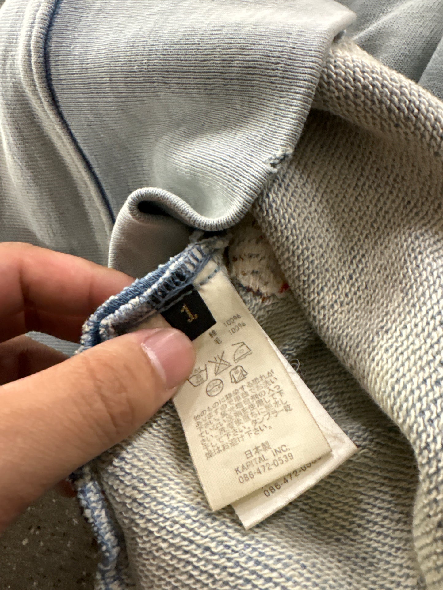 (S) Kapital Baby Blue Hoodie