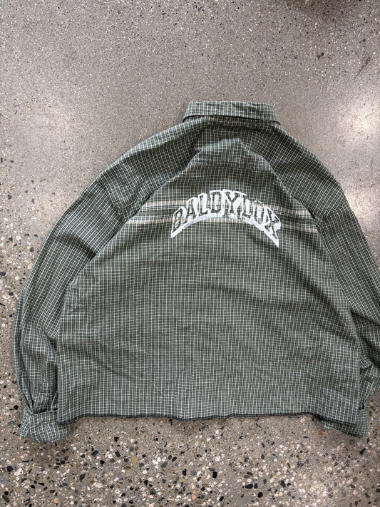 (L) Baldy Spell out Button up shirt