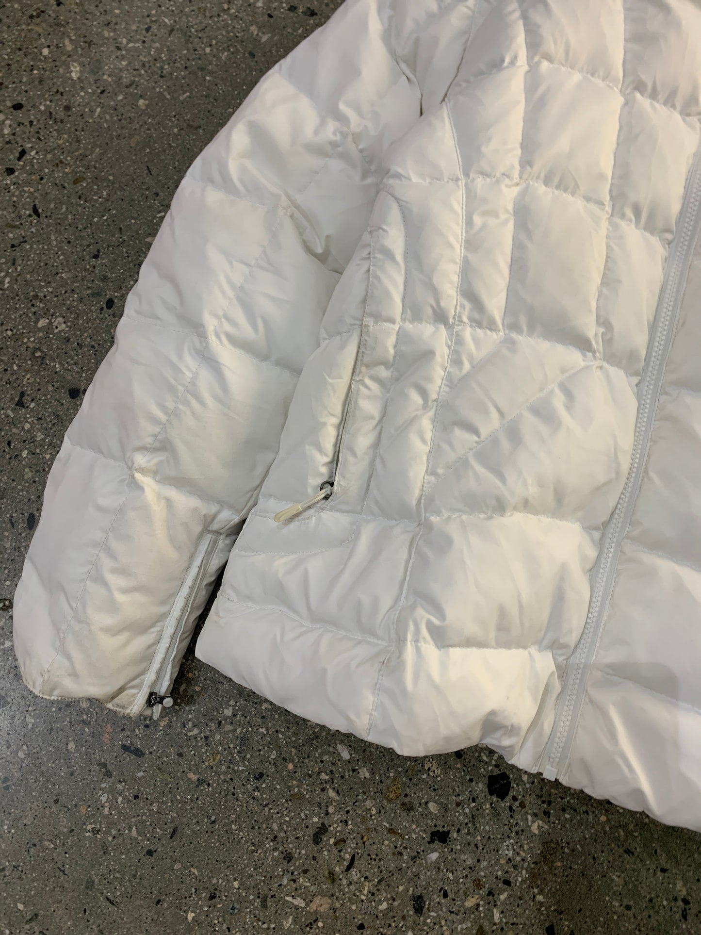 (Womens L) White TNF Winter Coat