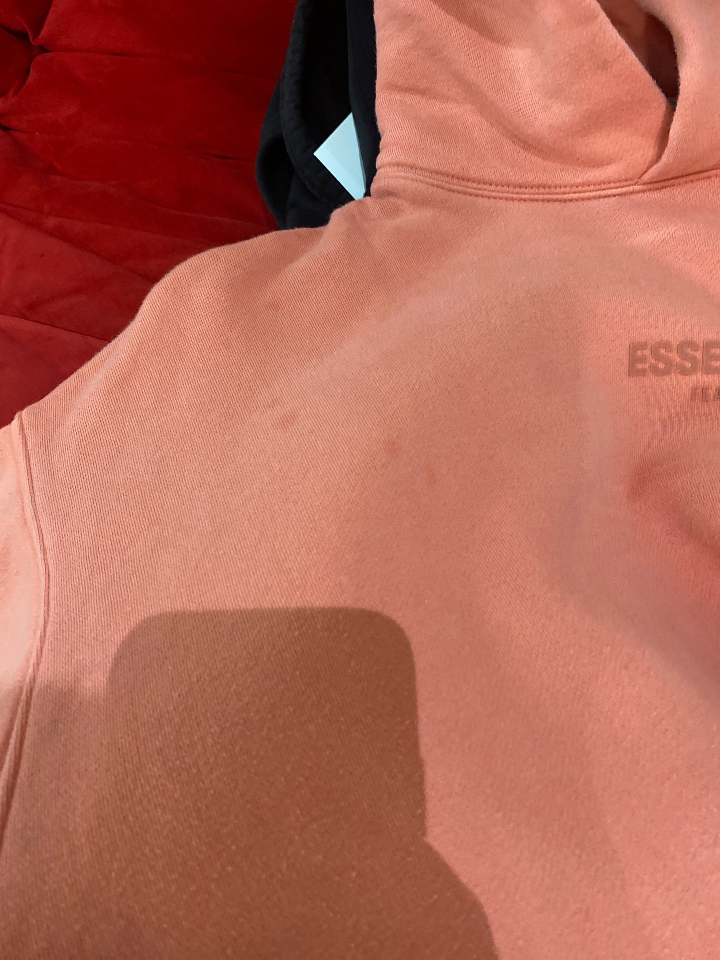 (XL/2X)Essentials Salmon Hoodie