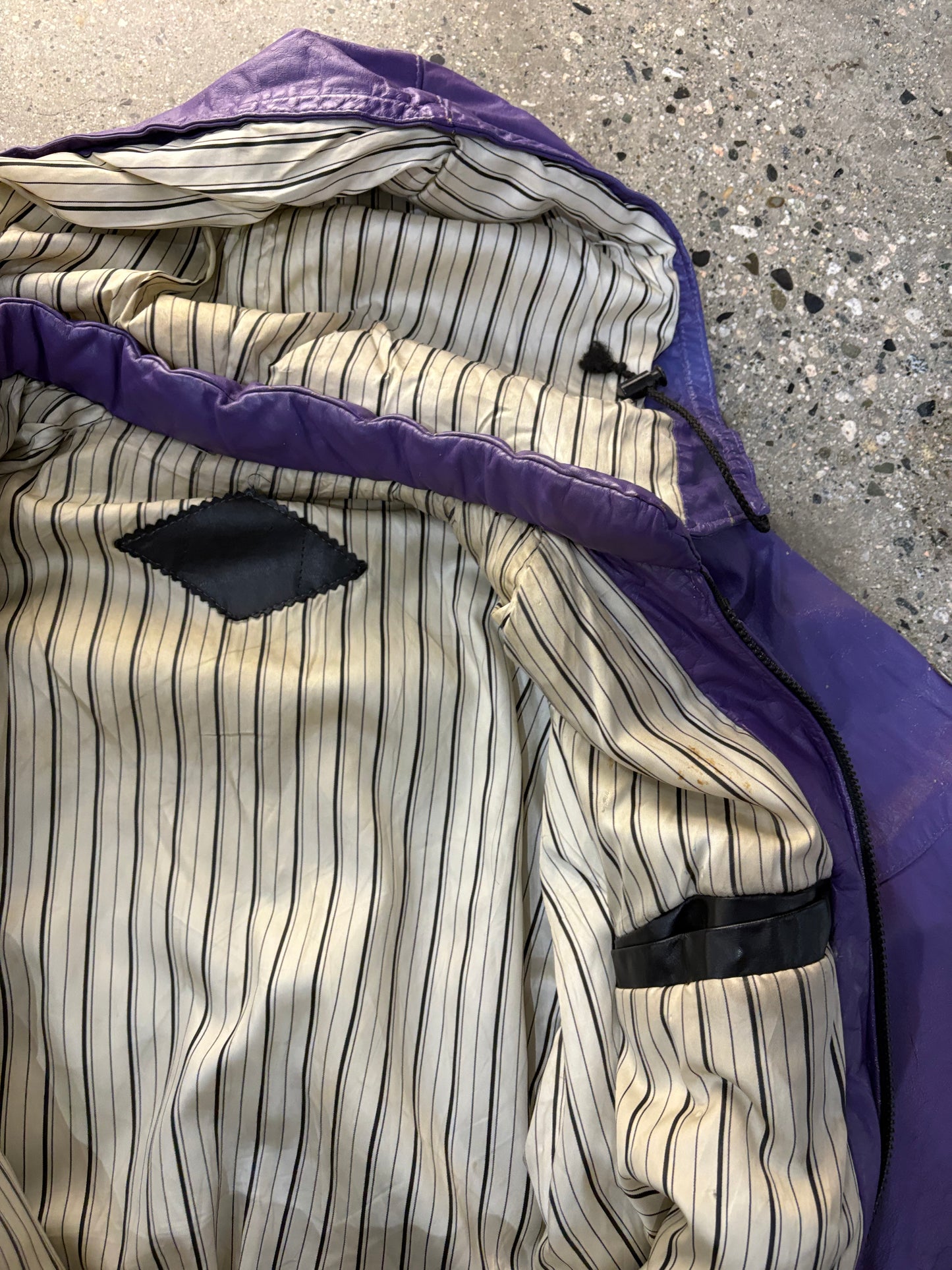 (XL) Malcolm X Full Leather Rare Bomber