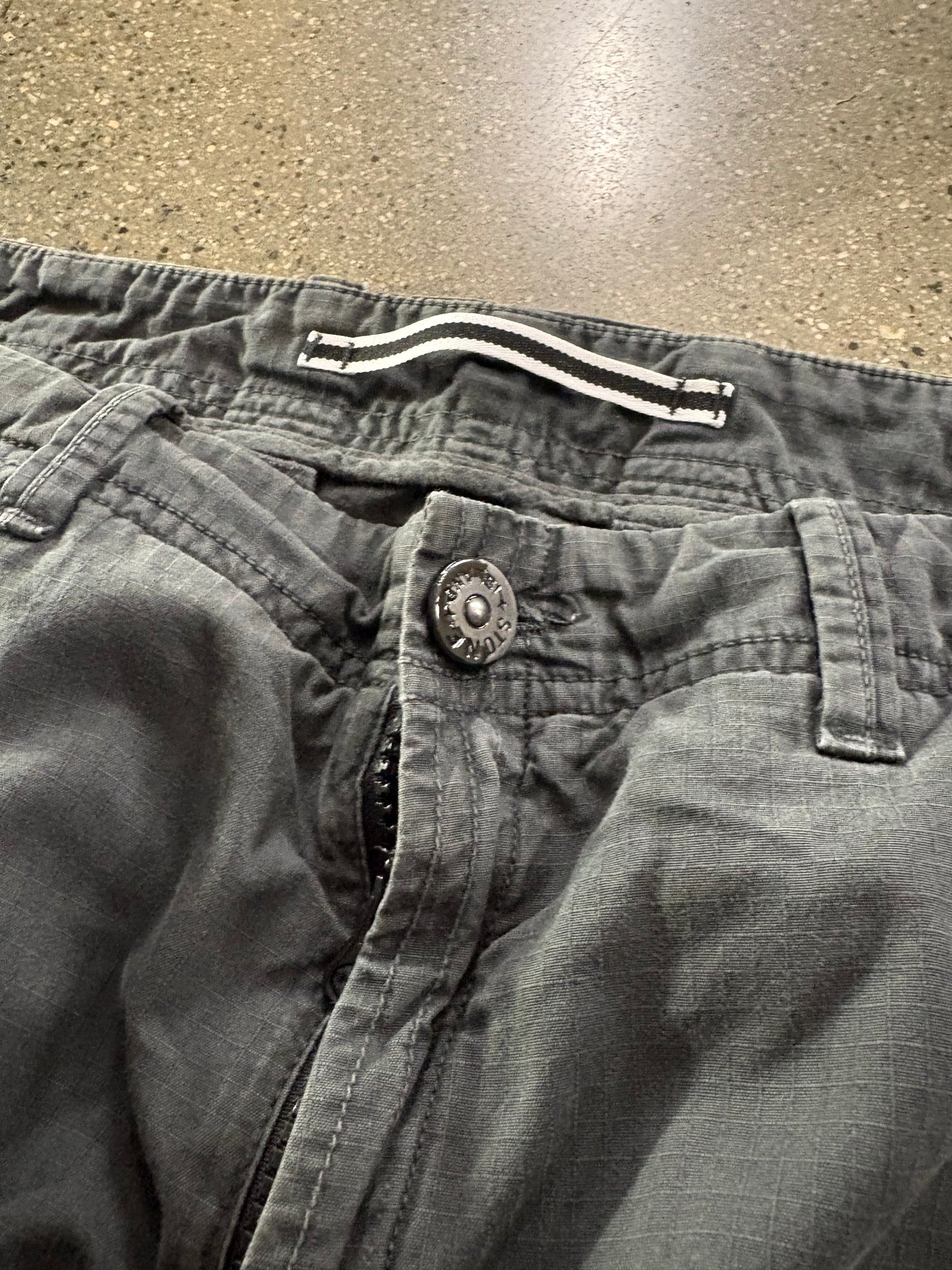 (32x30”) Stone Island stone washed cargos