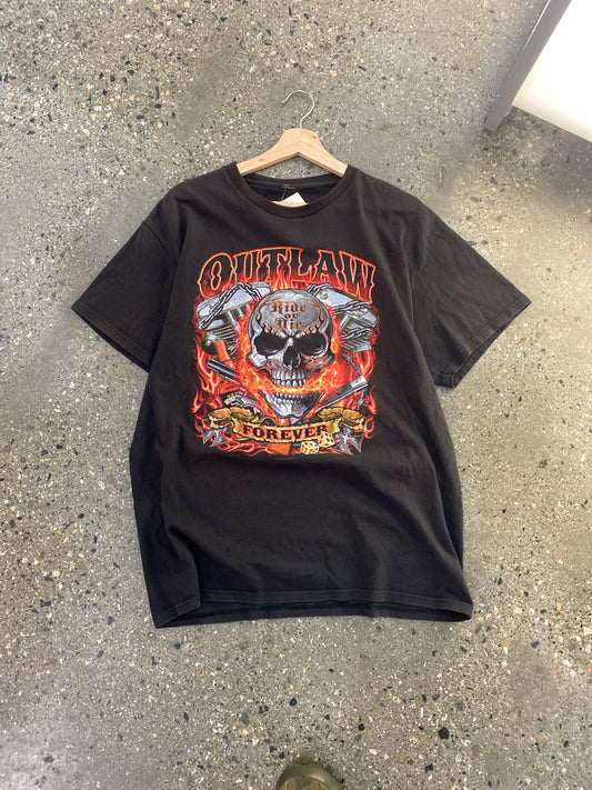(L/XL) Outlaw Biker Tee