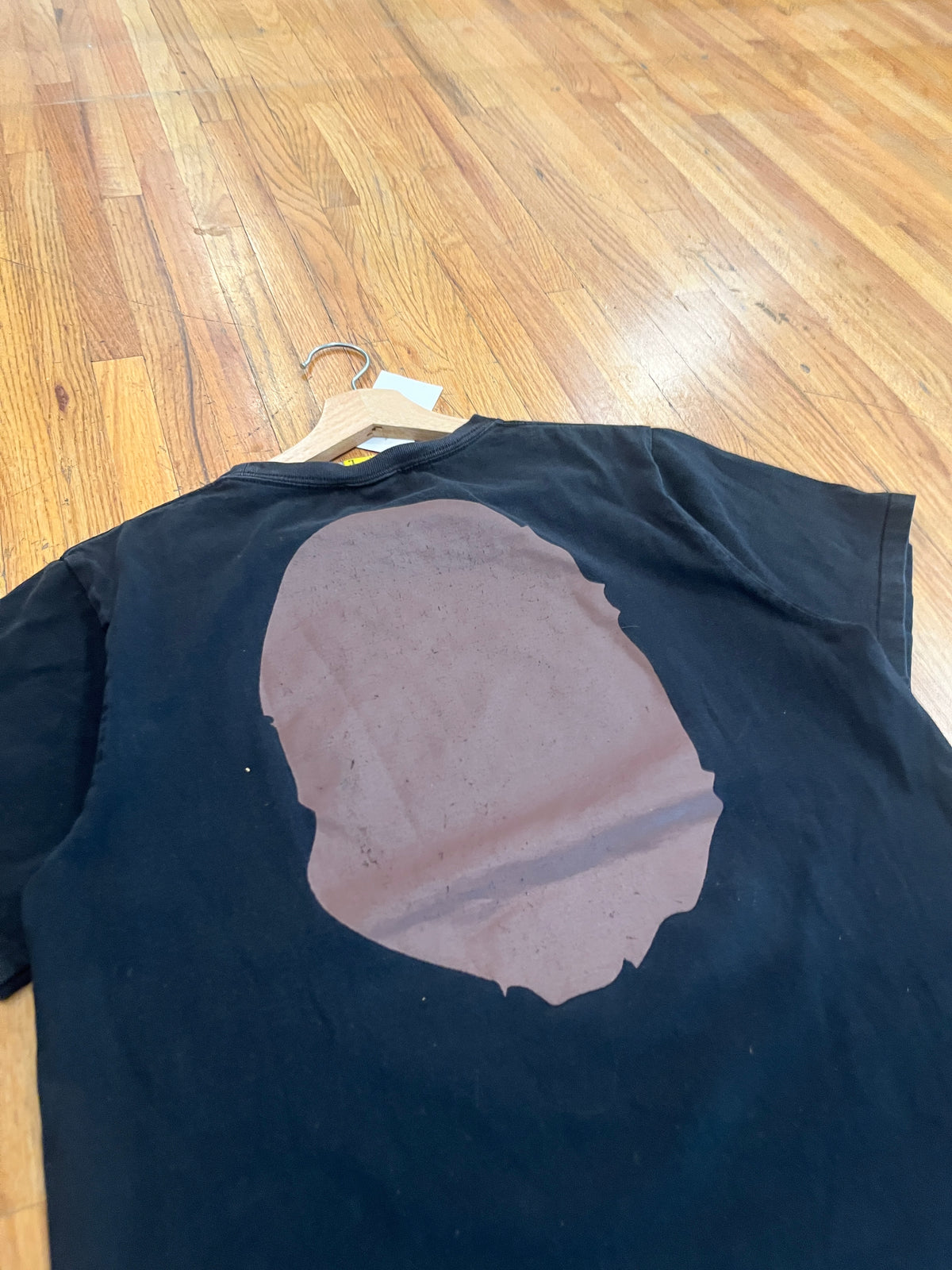 (L) Black Bape Doublesided Tee