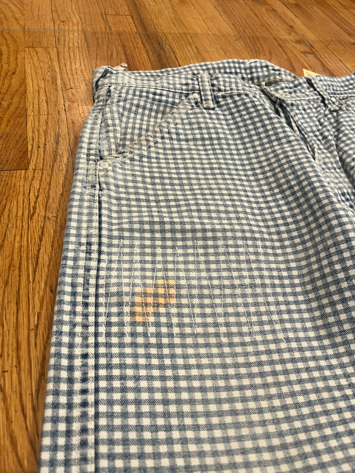 (34”) evisu Daicock Pixilated Slim Pants