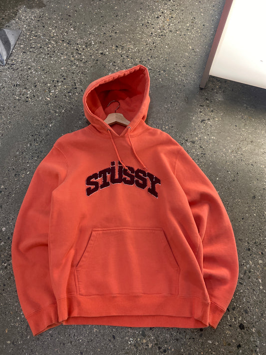(M) Stussy Puff Script Orange