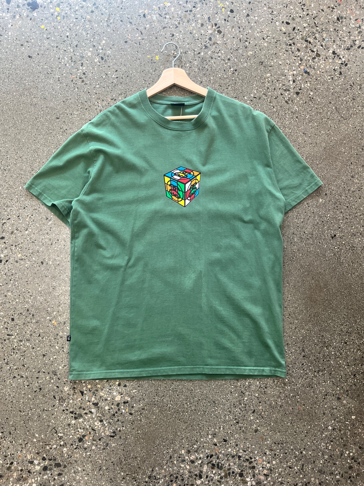(L) Stussy Rubix Cube Tee