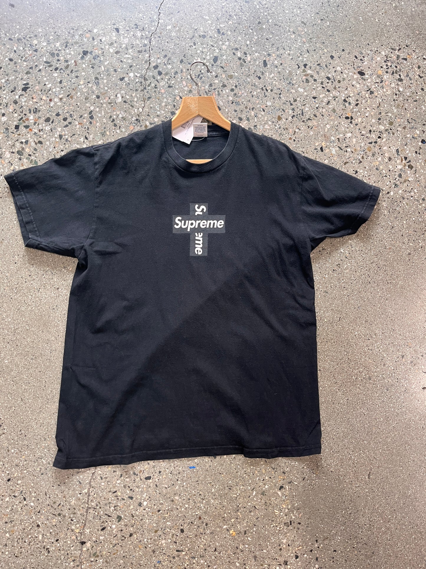 (L) Supreme Cross Box Tee