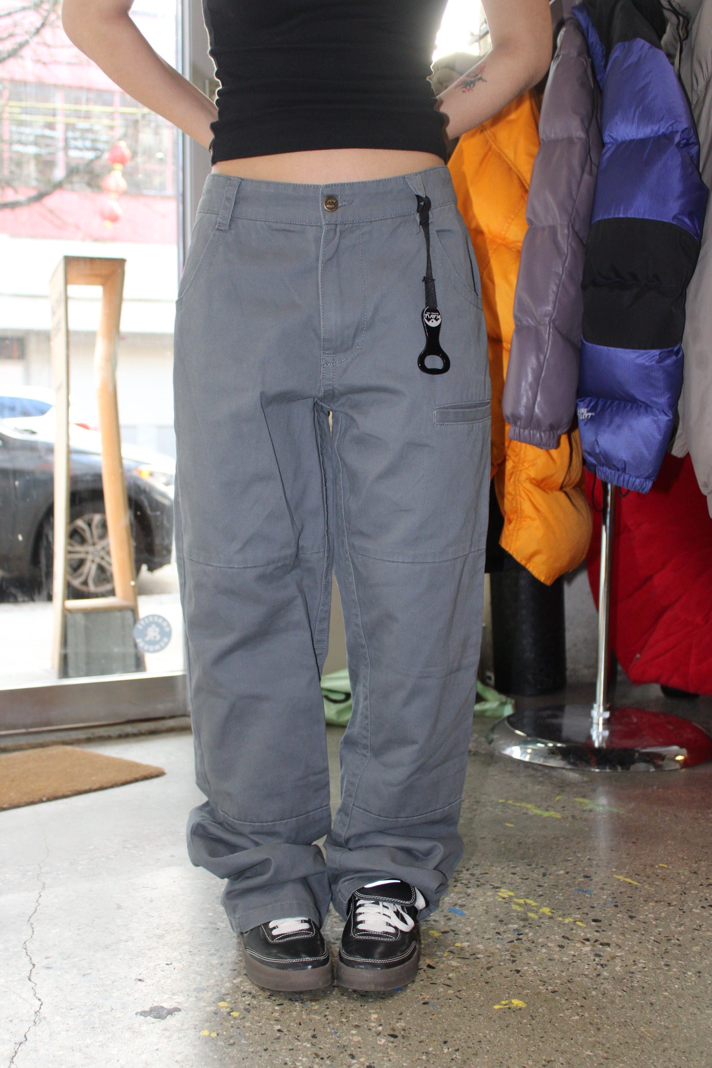 (30”) BNWT KAVU GREY PANTS