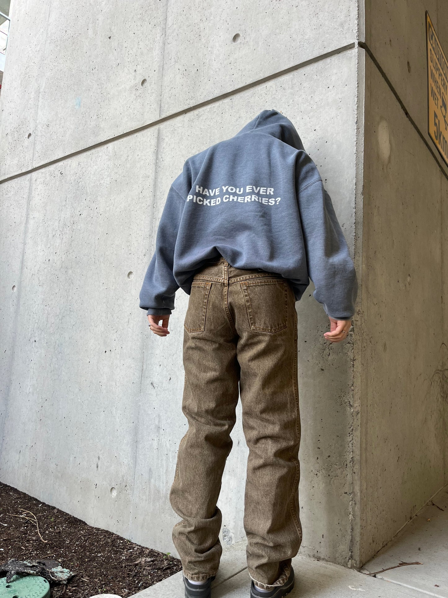 (32) Playboy Acid Wash Brown Denim