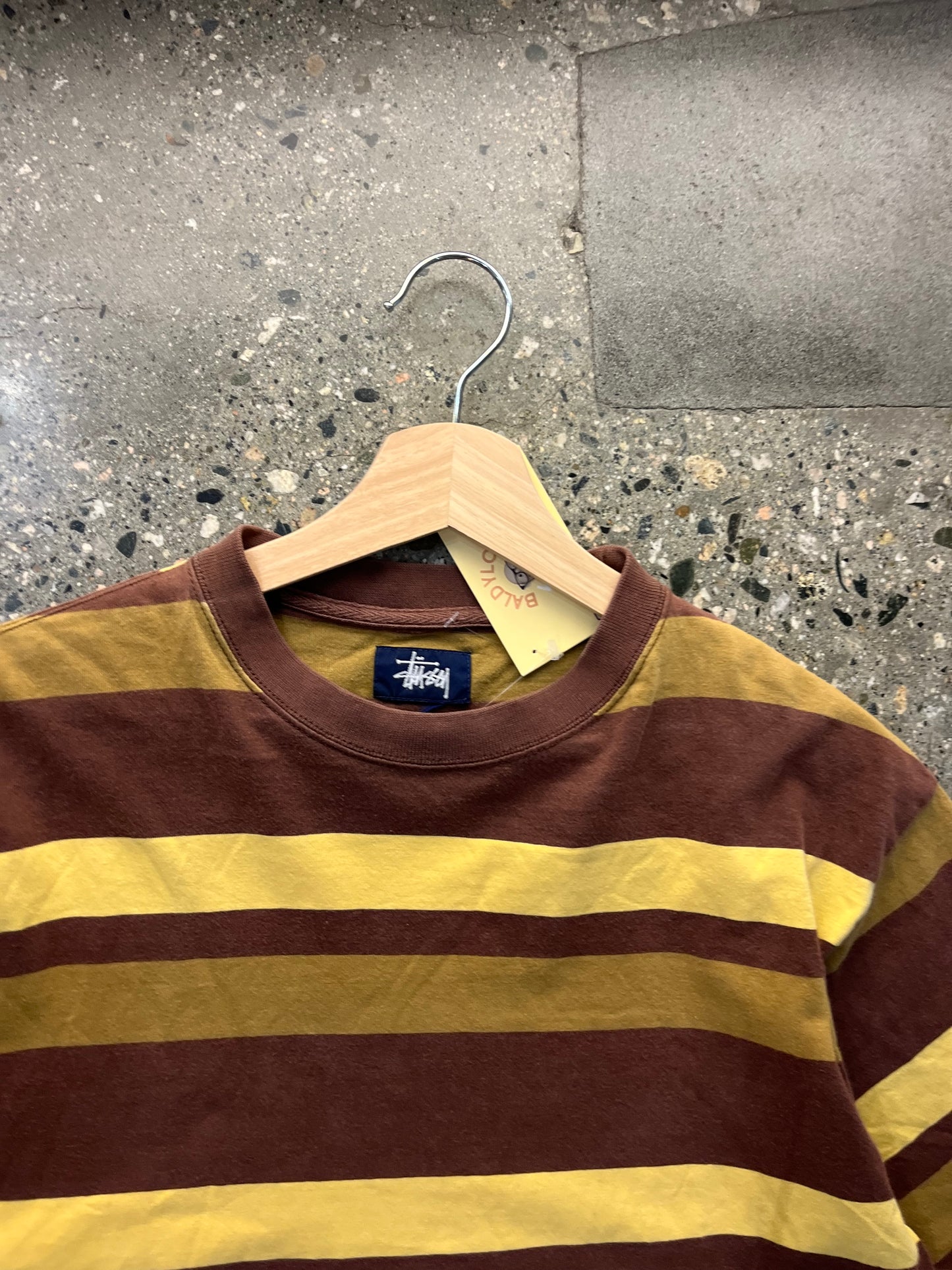 (M/L) 90s Stussy Stripe Tee